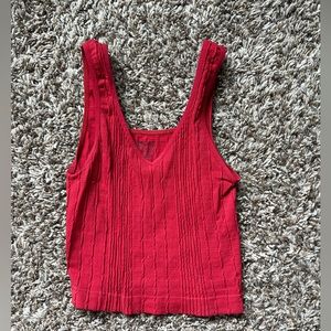Willow & Root Red Stretchy Tank